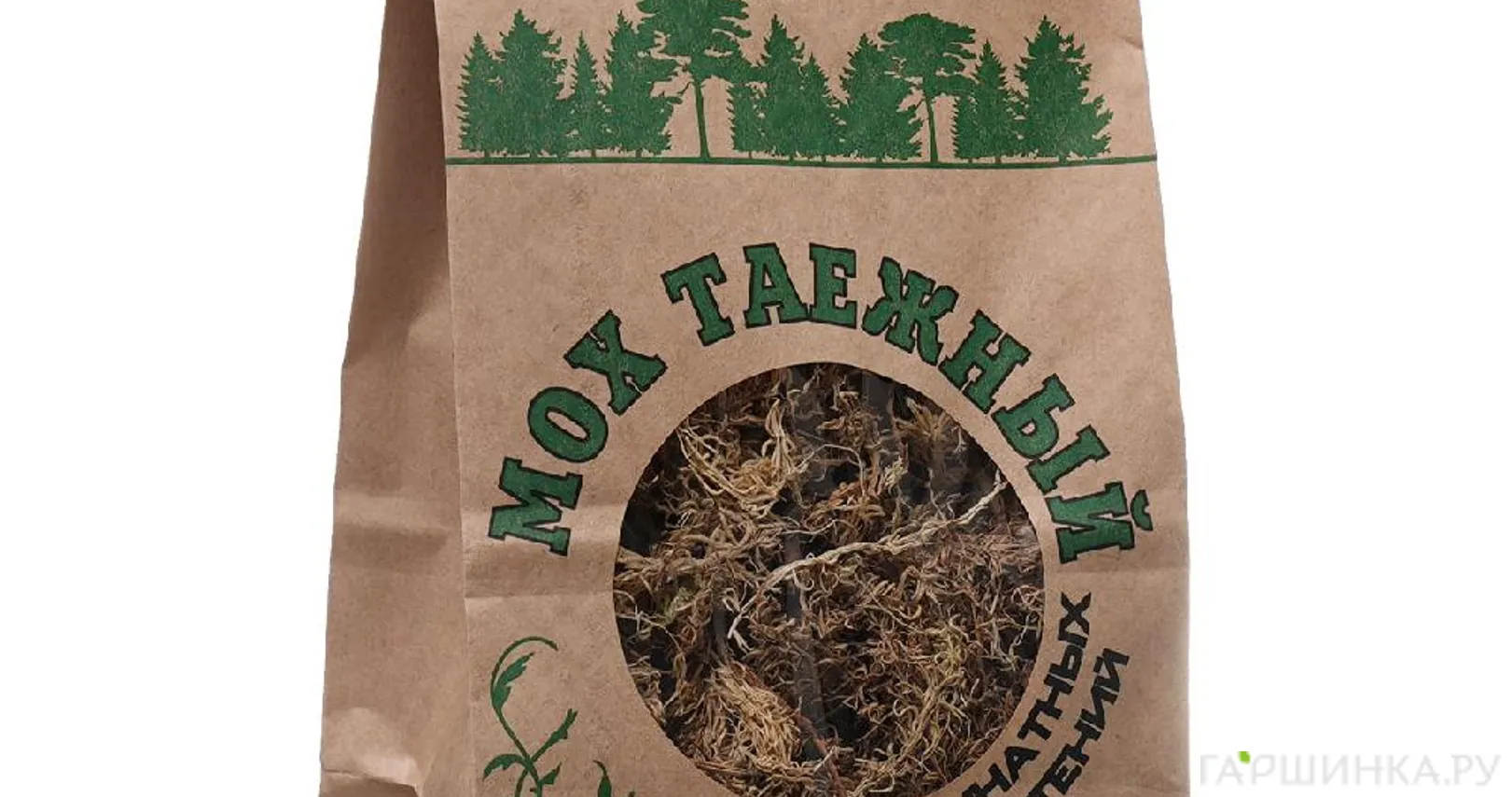 Мох таежный Сфагнум 1 л