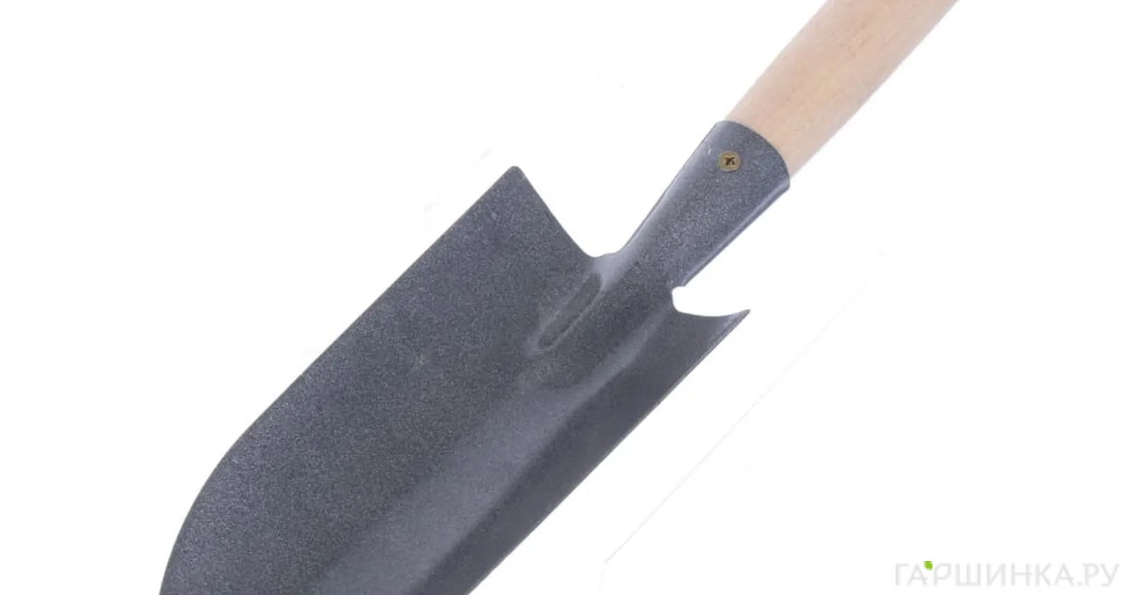 Совок посадочный большой с деревянной ручкой